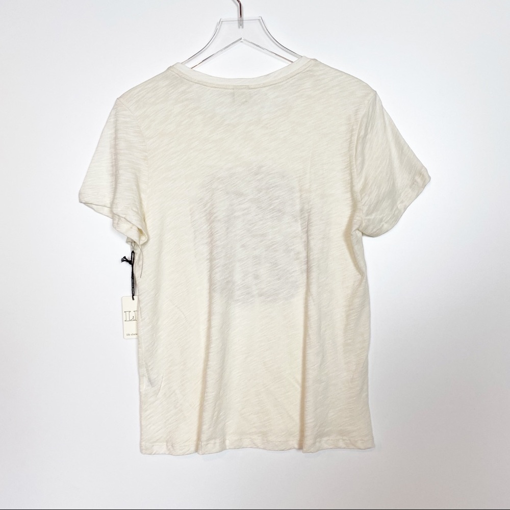 Women Rule Graphic Tee Cream Red Flower - Picture 3 of 3